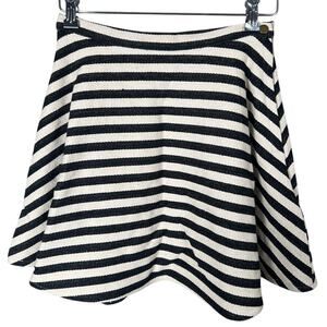 Greylin Size Small Skirt Cotton Stripped Circle A Line